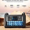 71z7U3DZLbL._AC_SL1500_ EV Class LiFePO4 battery power station with UL certification, BMS battery management system, ABS flame retardant frame, and 3500+ charge cycles for reliable journey power