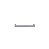 Gray minimalist rectangular cabinet pull with straight edge design