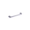 Stainless steel curved cabinet handle with angular end caps
