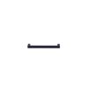 Black rectangular cabinet handle with square ends