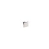 Square brushed nickel cabinet knob with angled top