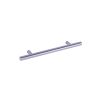 Brushed stainless steel bar pull handle with two mounting posts