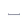 Brushed stainless steel cabinet pull handle with rectangular design