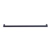 Sleek dark navy blue horizontal drawer pull handle with rectangular end caps