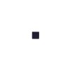 Dark navy blue square flush mount cabinet knob or pull