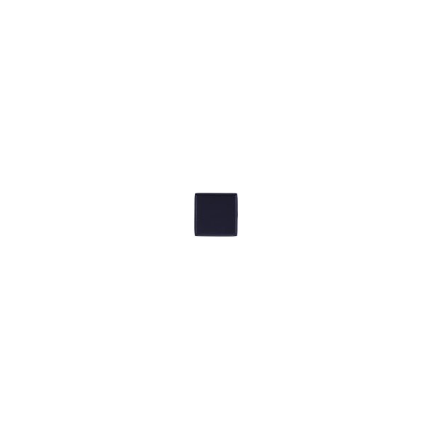 Dark navy blue square flush mount cabinet knob or pull