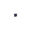 Dark navy blue square end cap for cabinet or furniture hardware