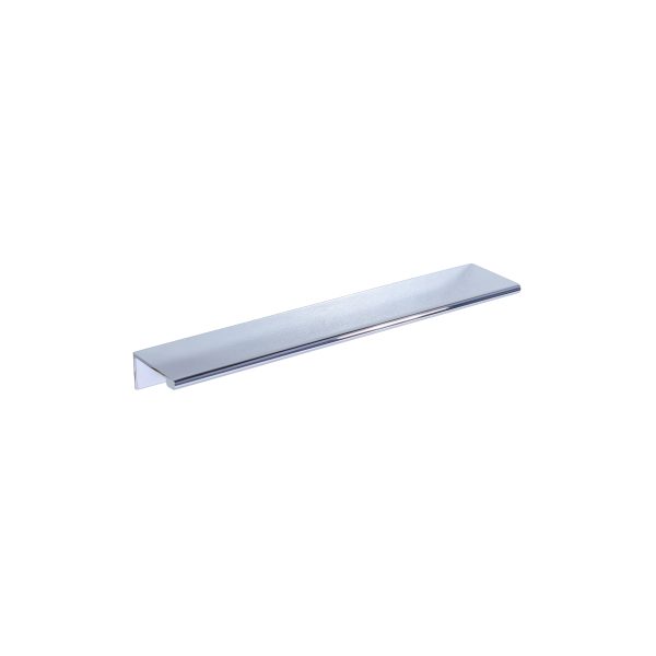 Modern chrome pull-out shelf with minimalist design