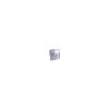 Polished chrome square cabinet knob with embossed square pattern