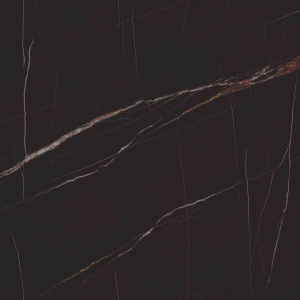 Dark black marble texture with brown and gold veining
