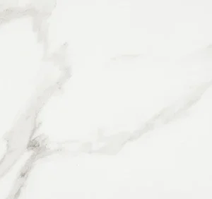 White and light gray marble with prominent curved gray veins