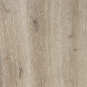 Light beige wood-grain laminate flooring with prominent knots and wood texture details