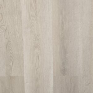 Light gray wood grain laminate flooring with subtle texture and wood plank pattern