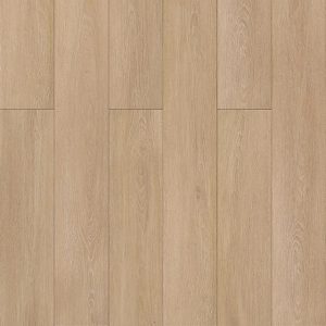 Natural light oak wood flooring with warm honey tones and realistic wood grain in random width planks