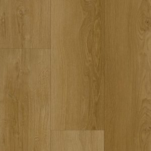 Medium golden oak wood grain laminate flooring with natural wood texture