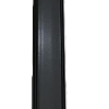Long black tapered metal pole or rod