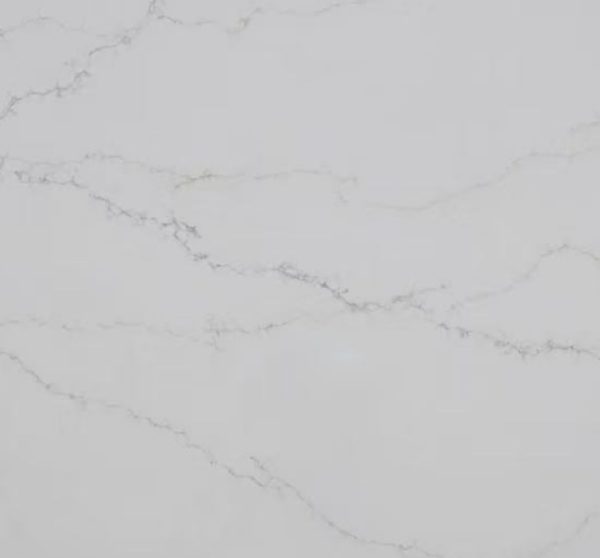 White marble background with fine gray linear vein patterns