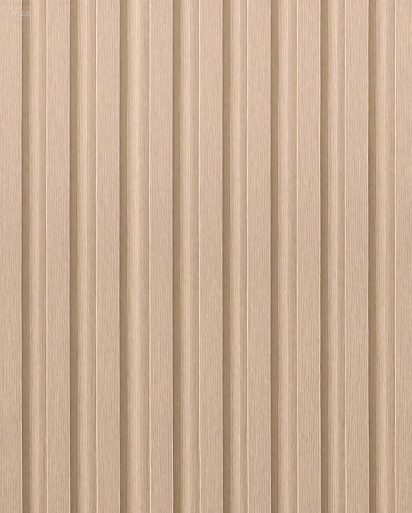 Light natural wood paneling with vertical grain pattern and subtle shadows