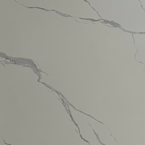 White ceiling with gray cracks and fissures